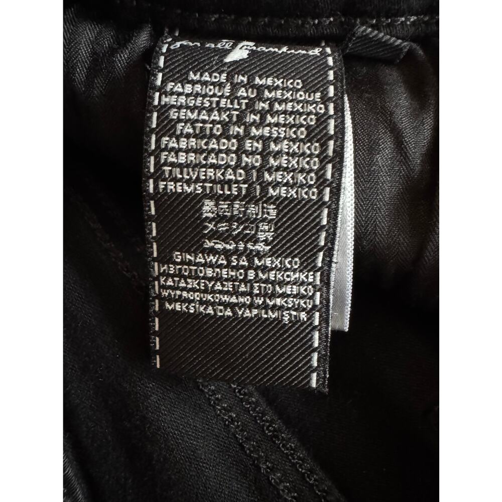 7 For All Mankind Women’s 29 Waist Black White Stripe Flare Jeans‎